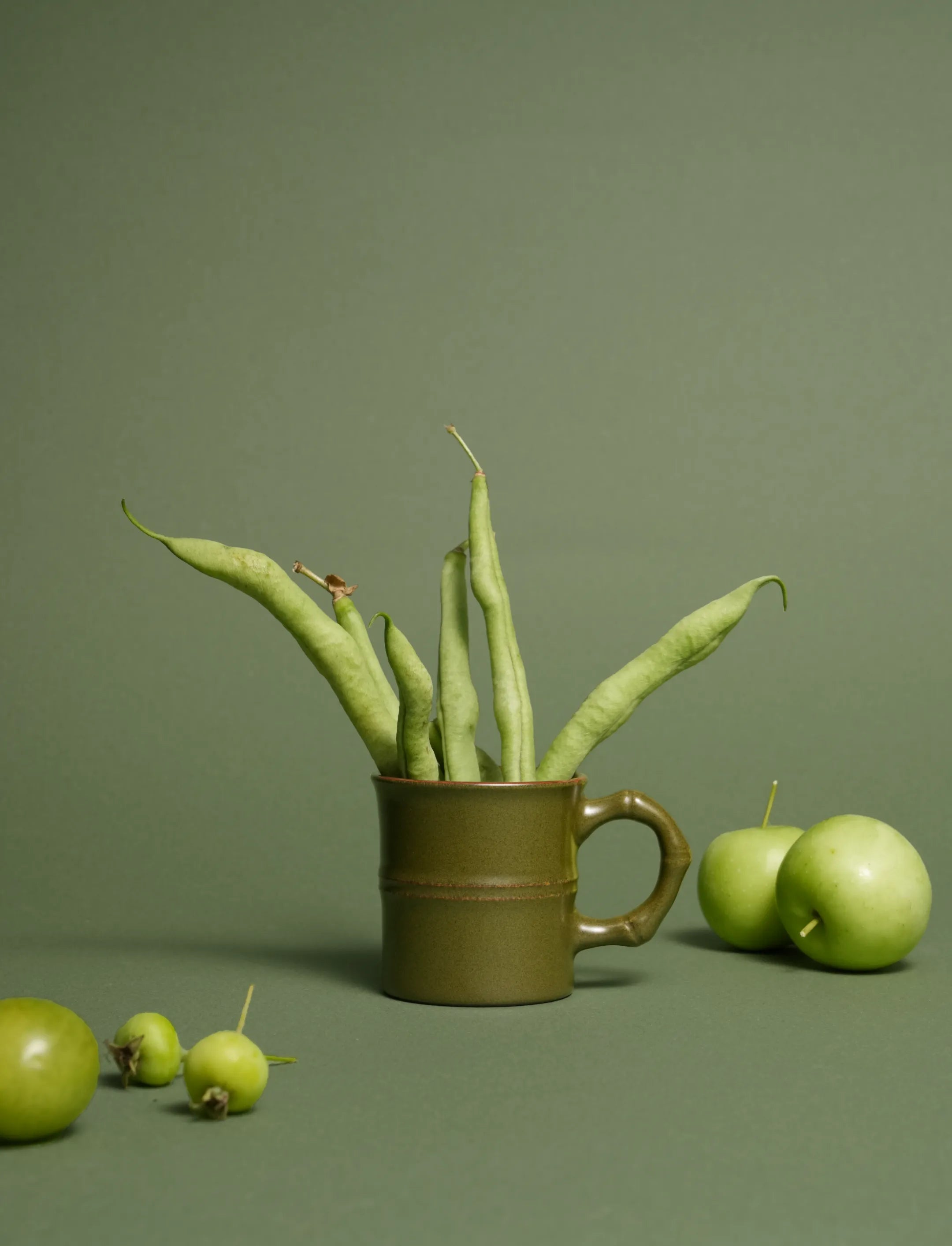 Bamboo Branch Porcelain Mug
