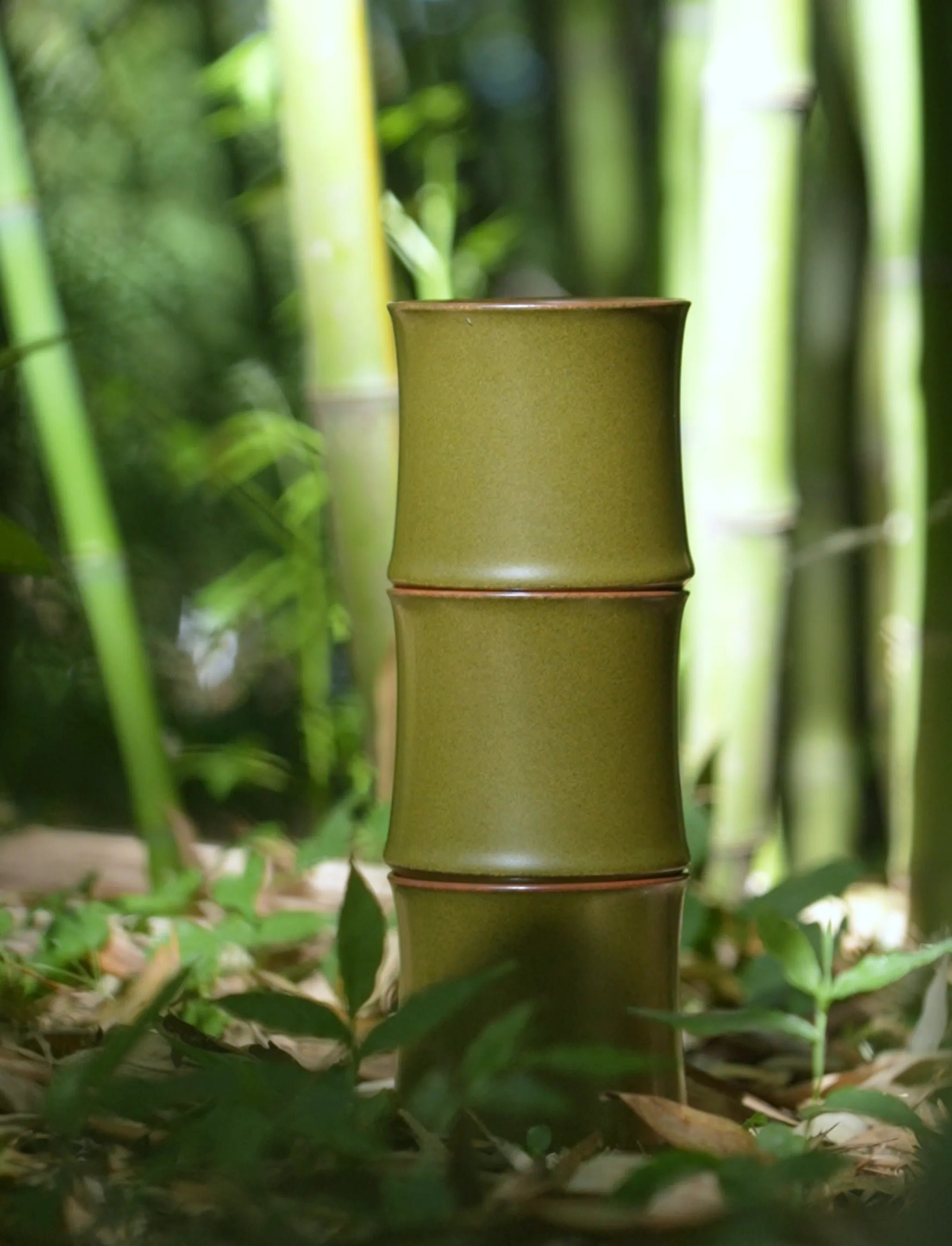 Bamboo Puzzle Porcelain Mug