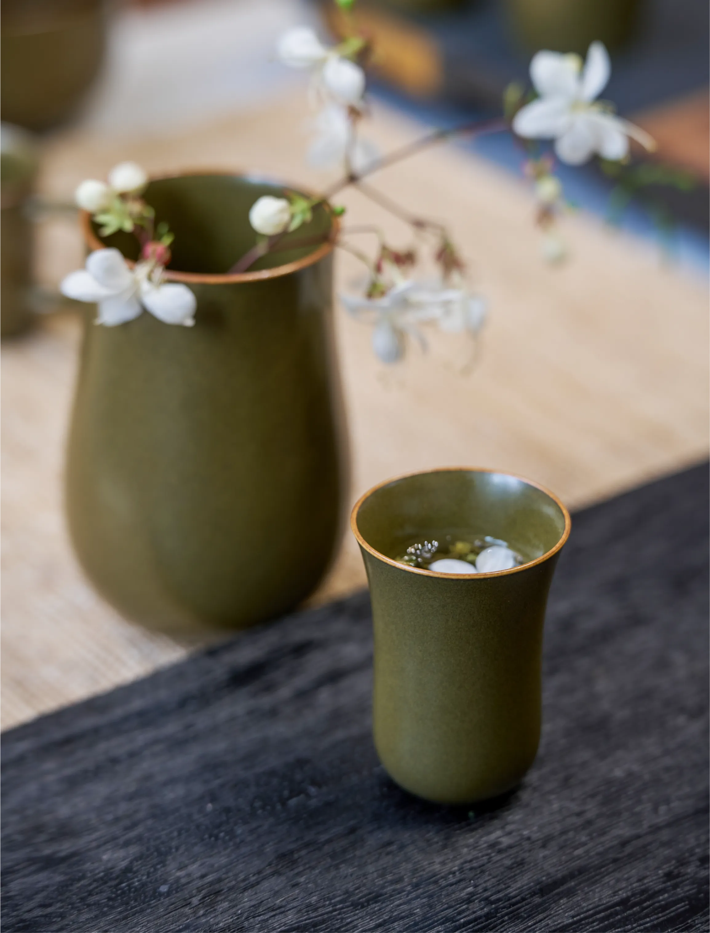 Natural Tulip tumbler—72 Steps Handcrafted