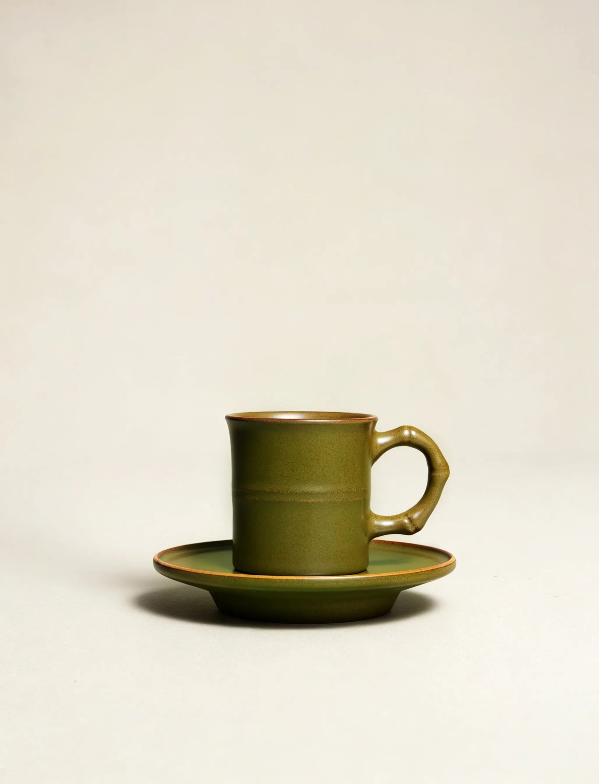 Bamboo Branch Porcelain Mug