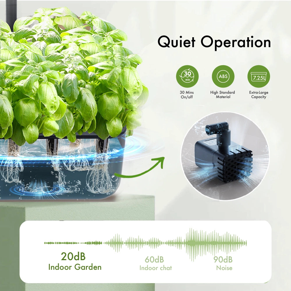 Zero-Waste Indoor Ecosystem – Grow Organic Greens in 2 Weeks. No Soil, No Mess