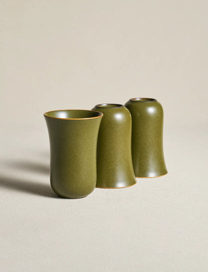 Natural Hourglass cup—72 Steps Handcrafted