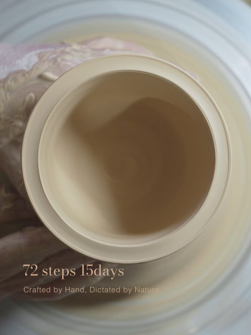 Natural Classic cylinder cup—72 Steps Handcrafted